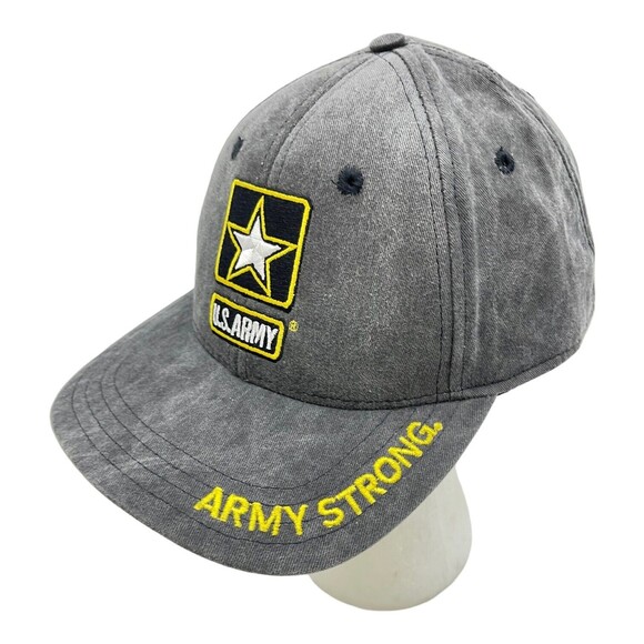 US ARMY Licensed Hat Military Cap Army Strong. Color:Charcoal - Picture 2 of 5